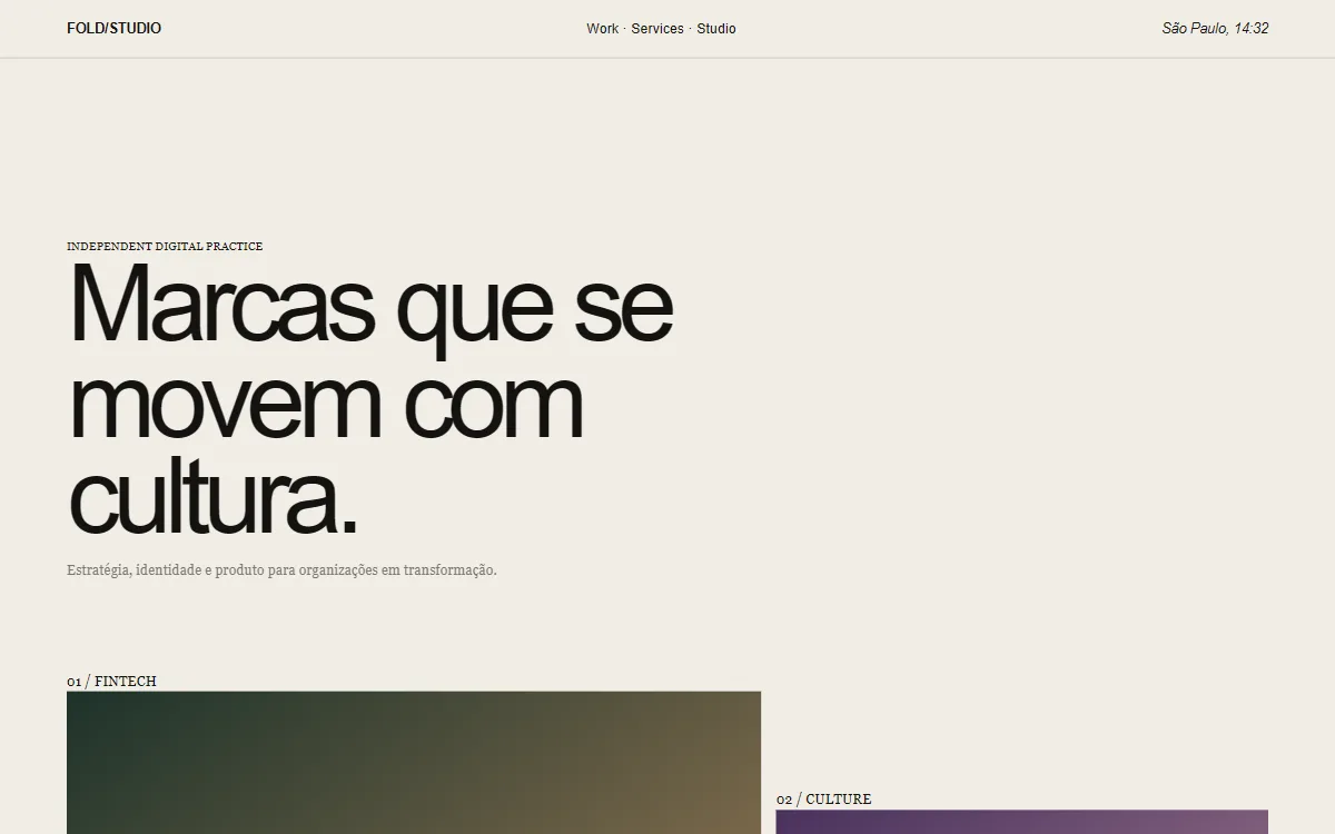 Prévia do template Agency