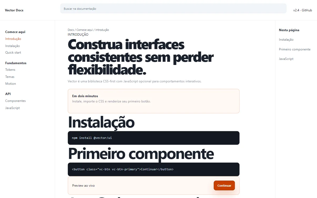 Prévia do template Docs