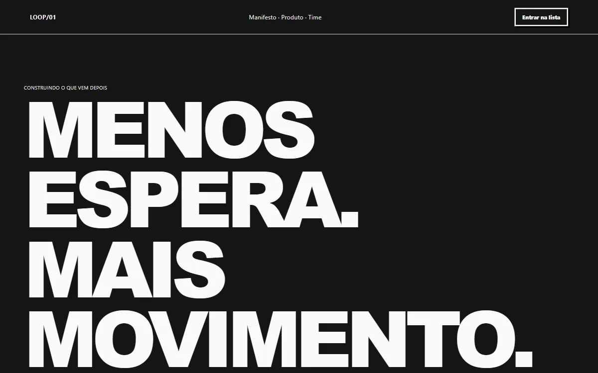 Prévia do template Startup