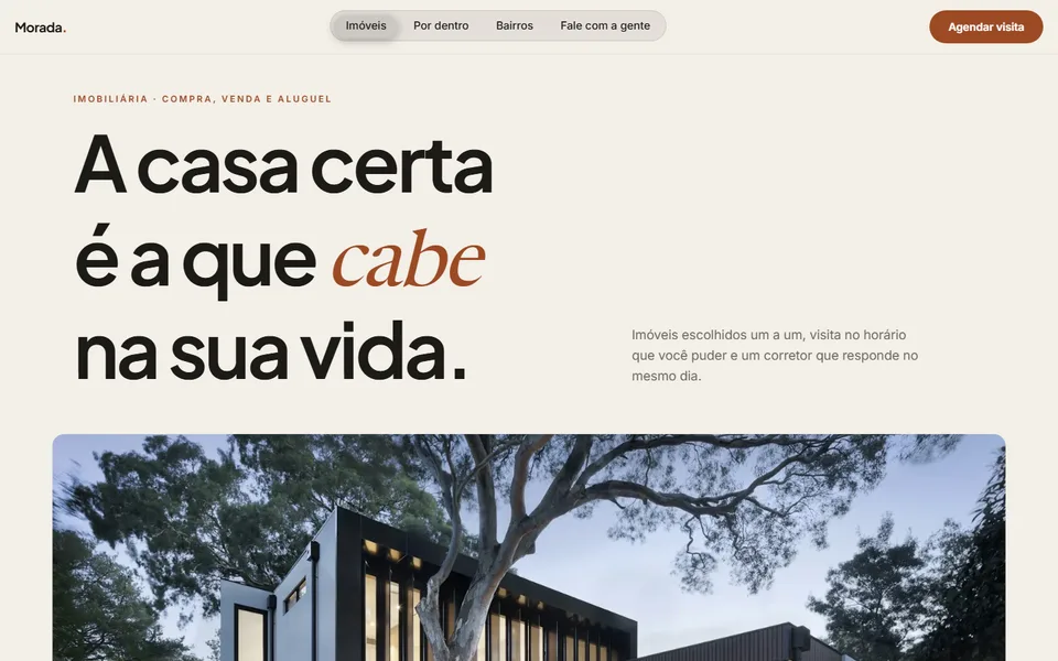 Prévia do template Imobiliária